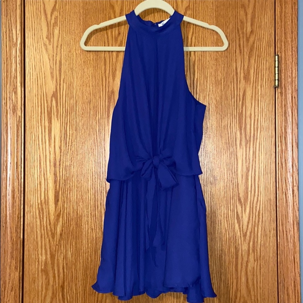 Royal blue romper from She+Sky. Tags still on!